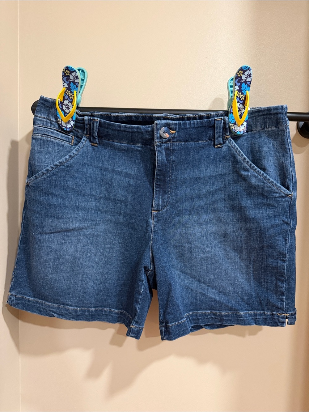 Lee Women's Medium Blue Denim Shorts